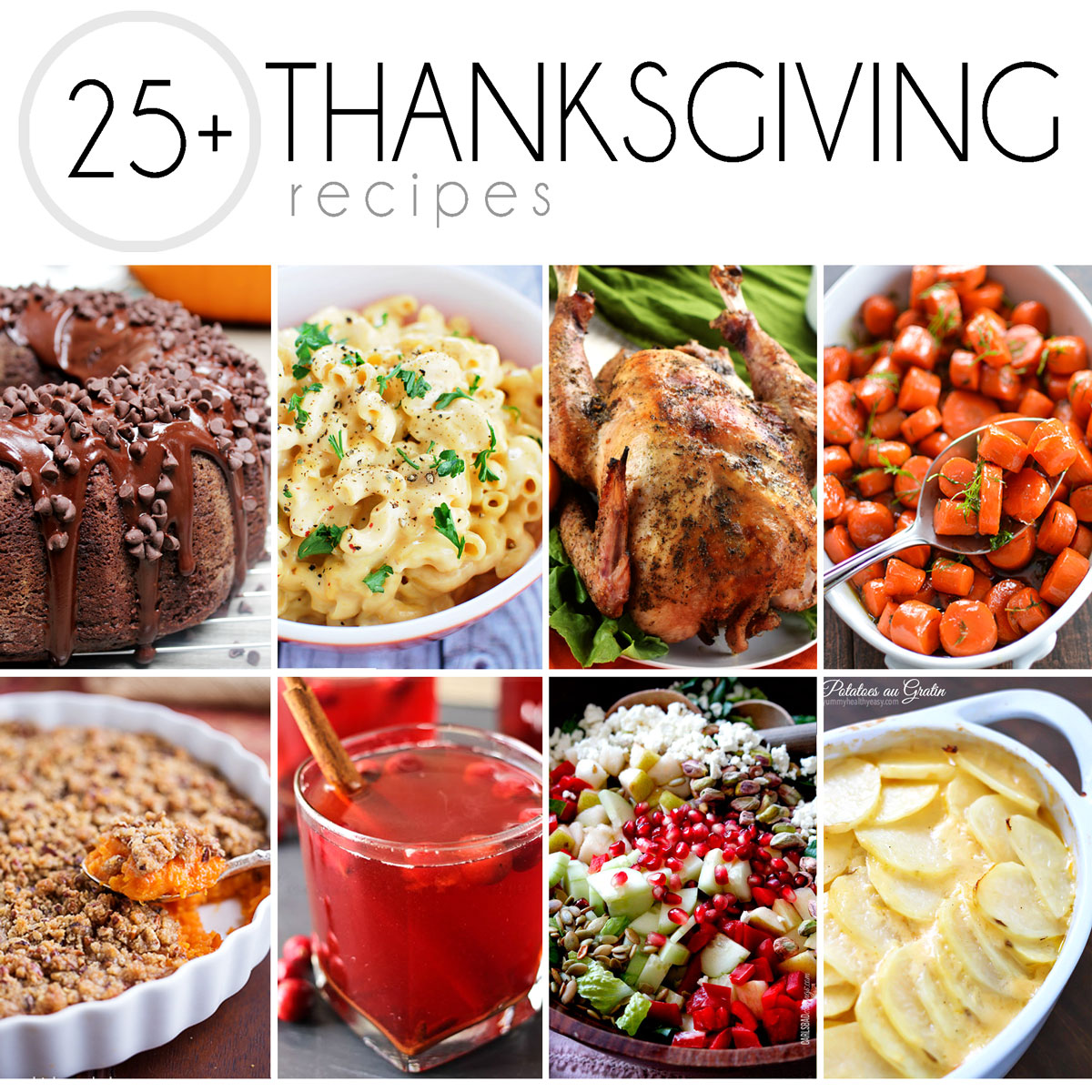 25+ Thanksgiving Recipes: a helpful guide to planning your Thanksgiving dinner!