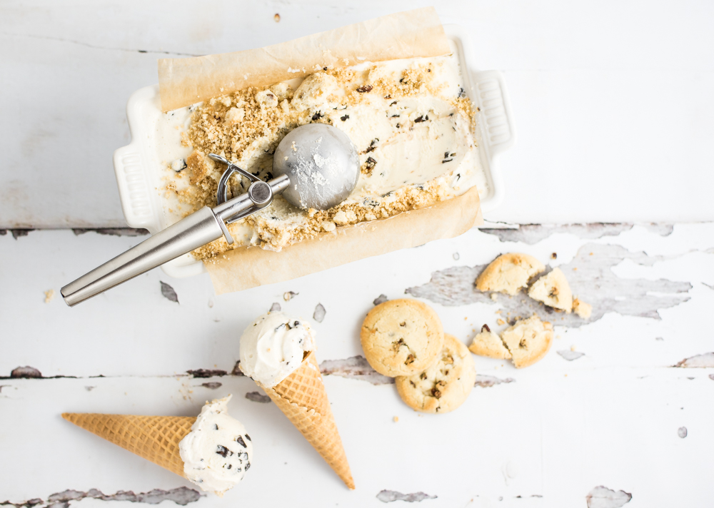 Dairy-Free Mint Chip Almond Ice Cream is a creamy, smooth, and super refreshing way to cool down this summer!
