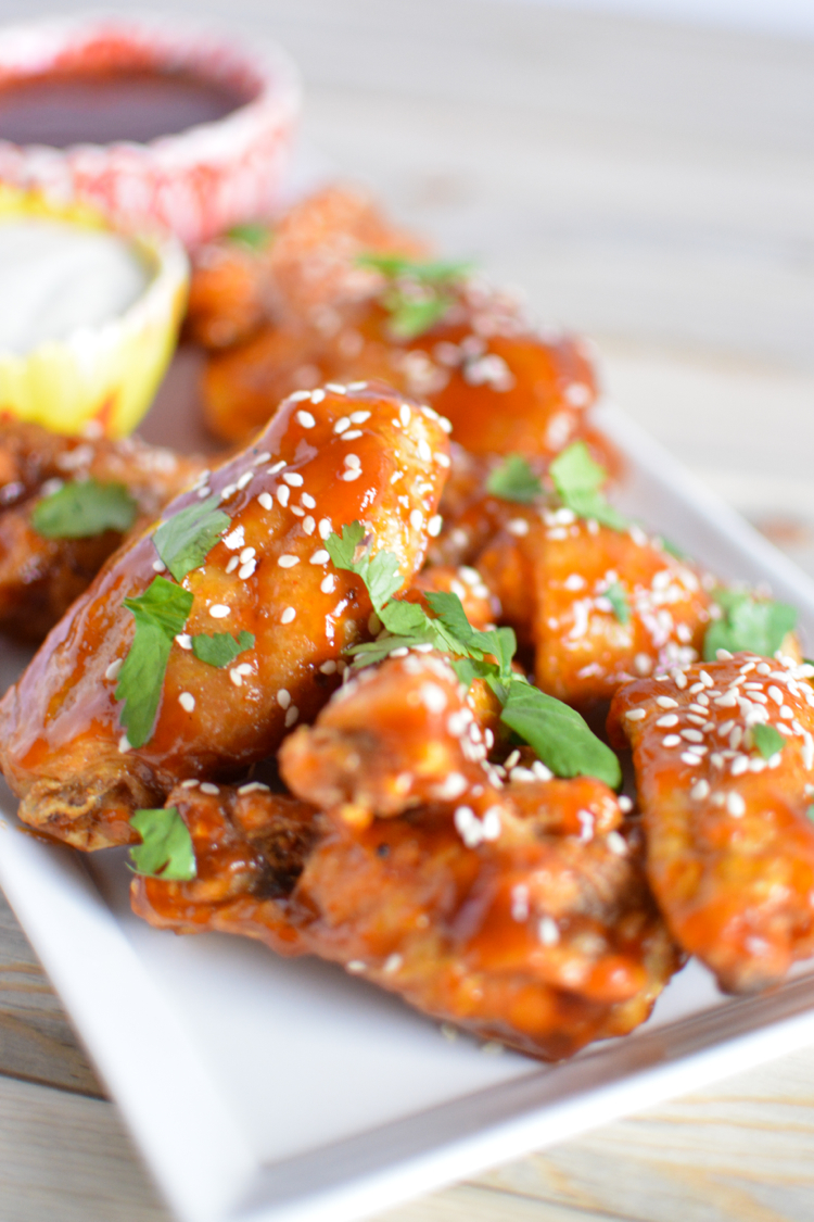Sweet and Spicy Asian-Style Chicken WingsCooking and Beer