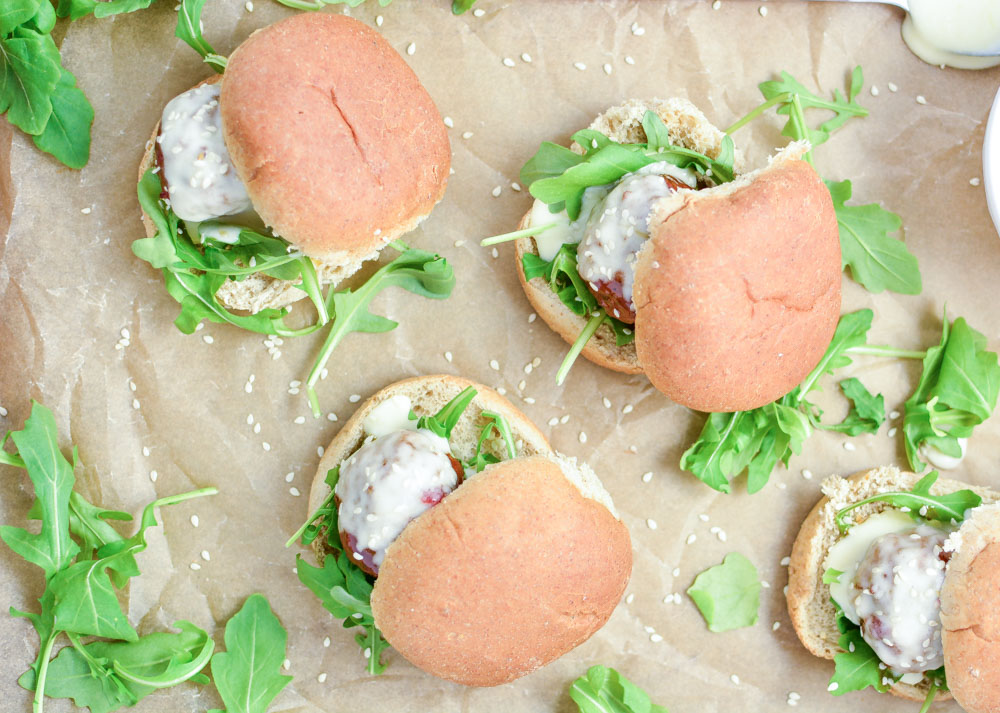 Asian Meatball Sliders are the perfect quick-bite appetizer recipe for entertaining this holiday season!