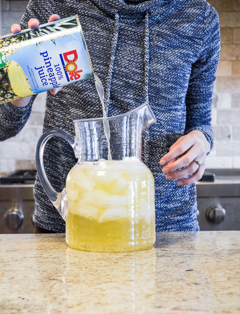 Tropical Pineapple Beer Party Punch is the perfect drink to serve at your next summer party, picnic, or barbecue!