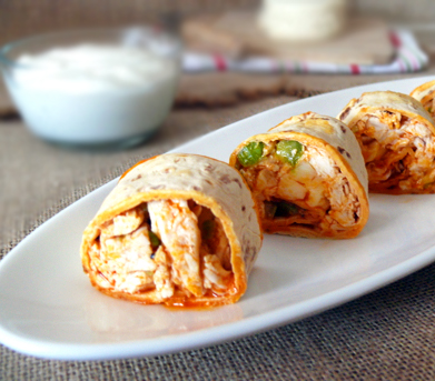let’s get ready for the big game with these buffalo chicken roll-ups!