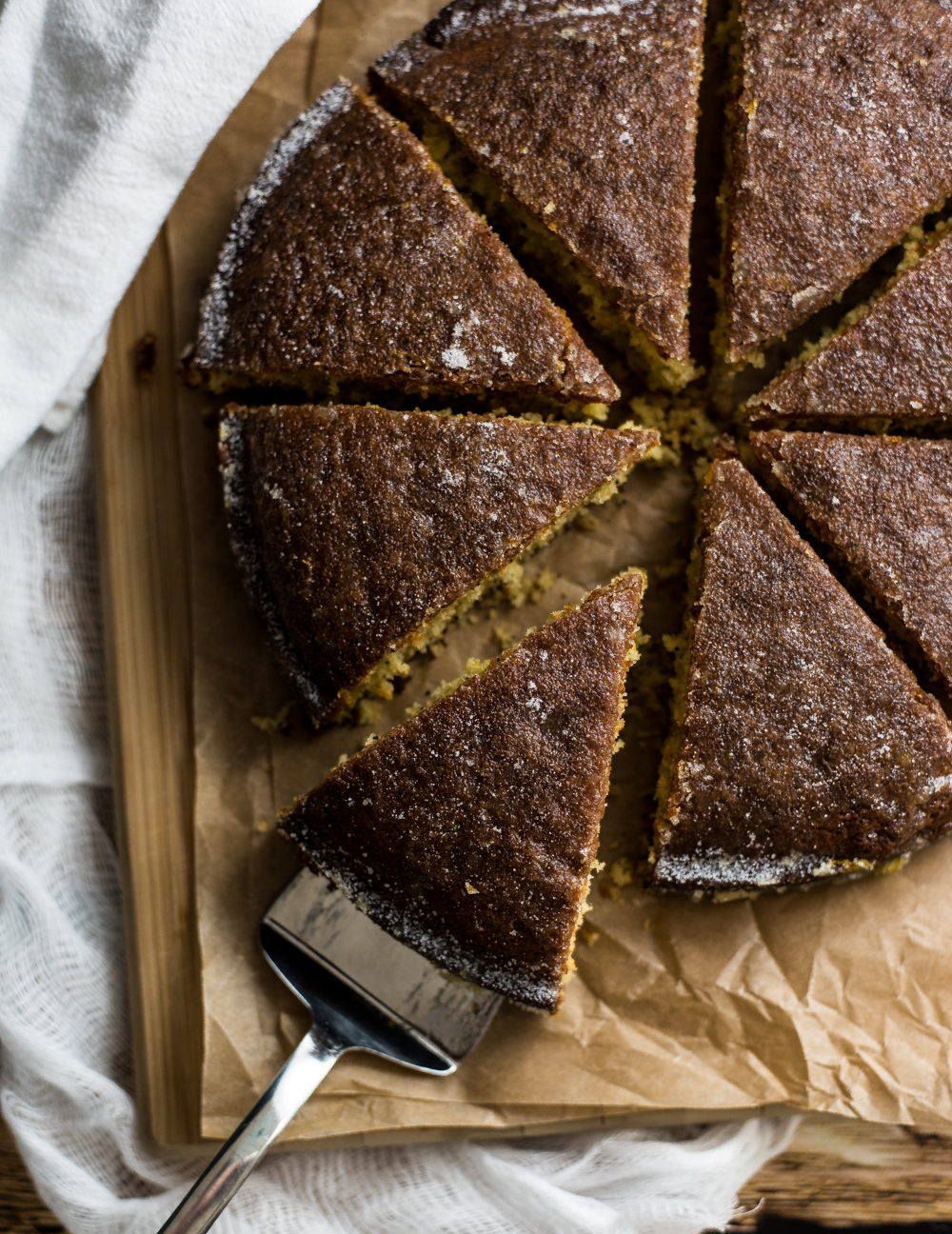 Citrus crunch cake is the perfect autumn dessert. It resembles coffee cake, but has the most amazing sugared crunchy topping!