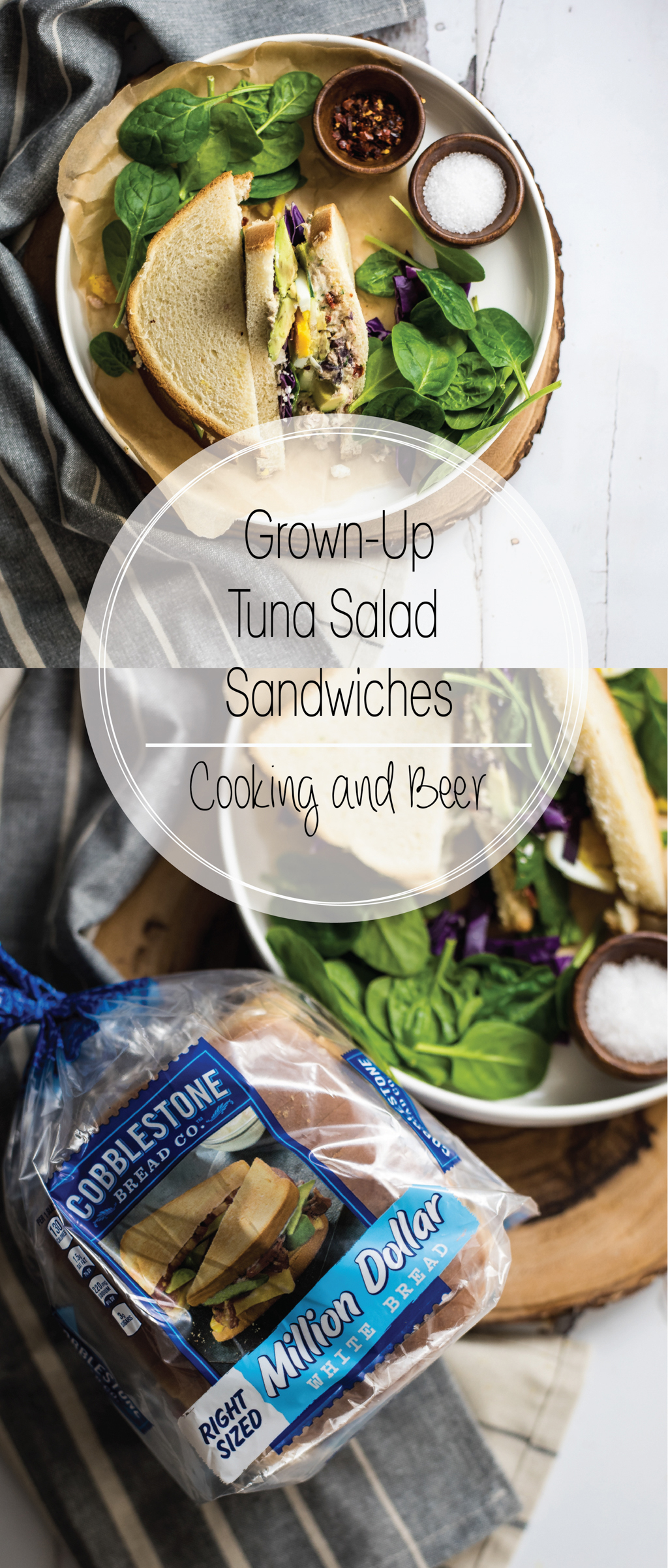Take your sandwich game to the next level and jazz up your tuna salad! These tuna salad sandwiches are perfect for lunch OR dinner!