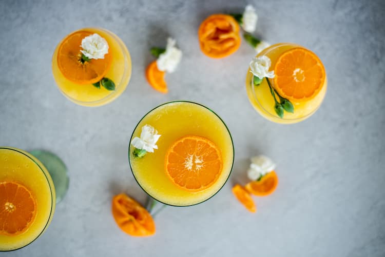 Frozen Orange Creamsicle Cocktail