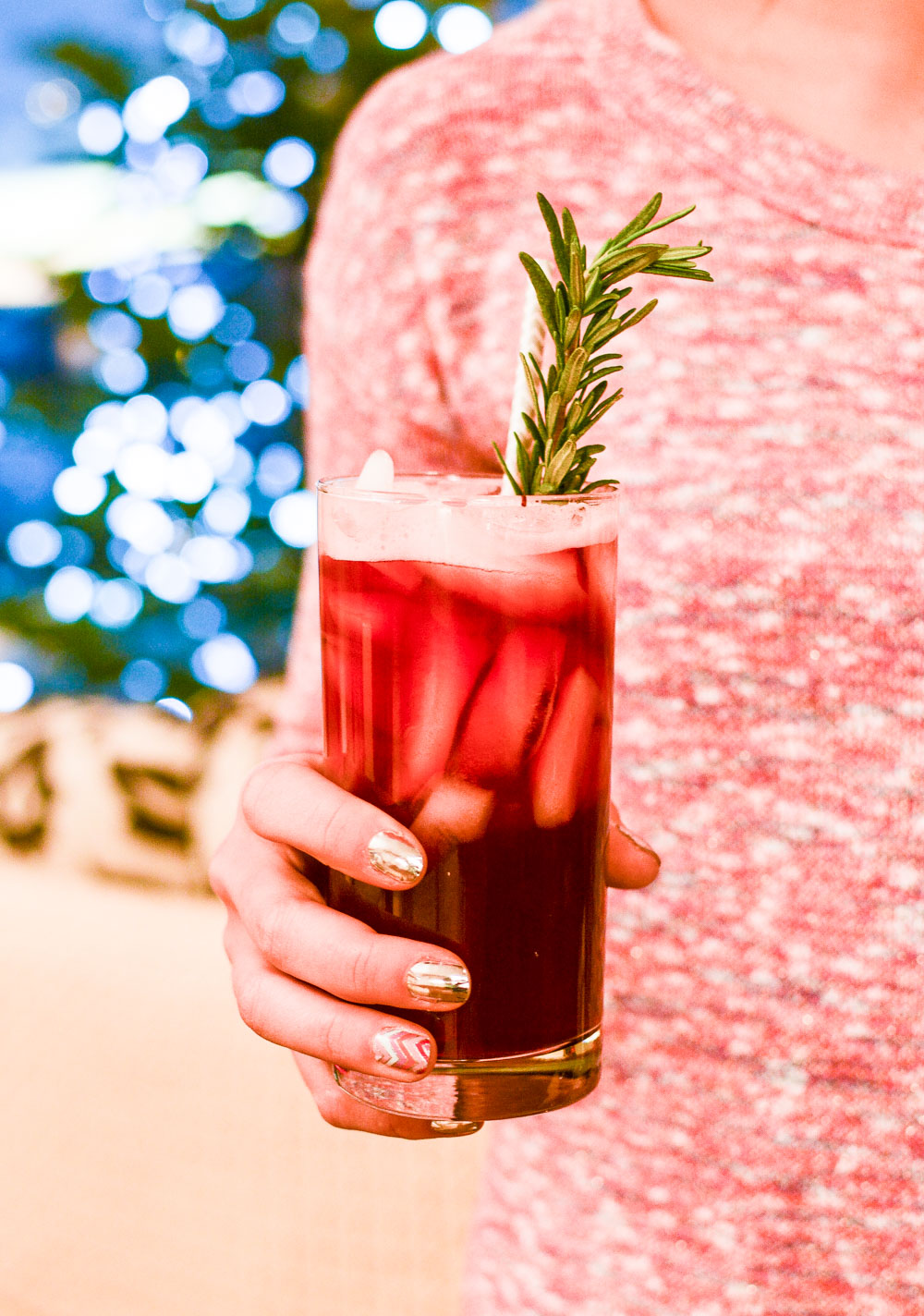 Pomegranate, Champagne and Raspberry Beer Spritzers: the perfect sweet drink to celebrate any time of year!