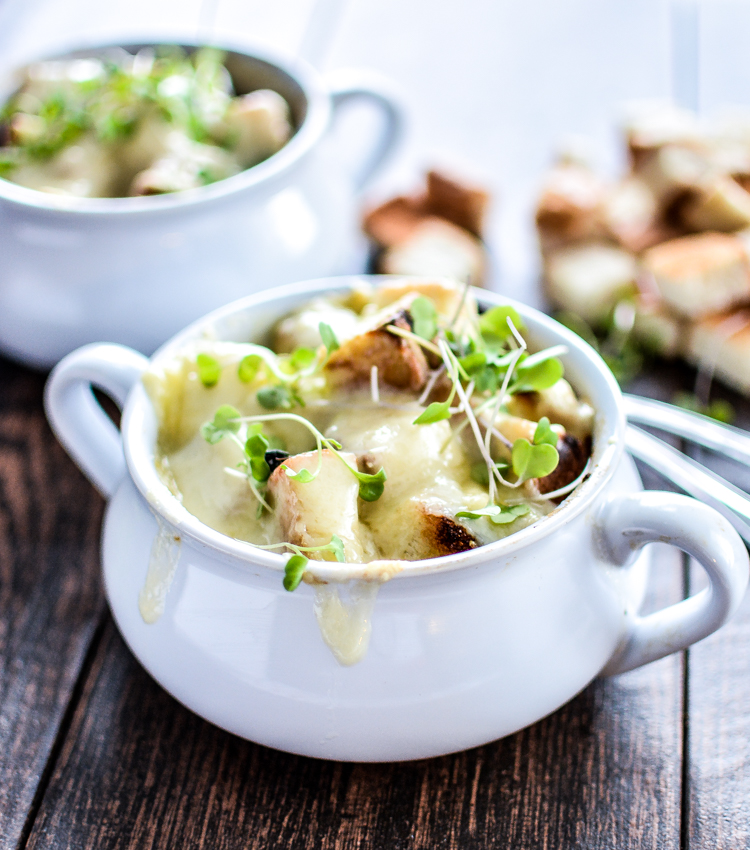 Brown Ale French Onion Soup | www.cookingandbeer.com | #soup #cookingwithbeer