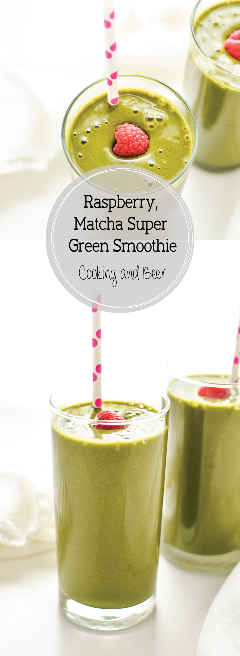  Raspberry, Matcha Super Green Smoothie is the perfect way to kick start your resolutions!
