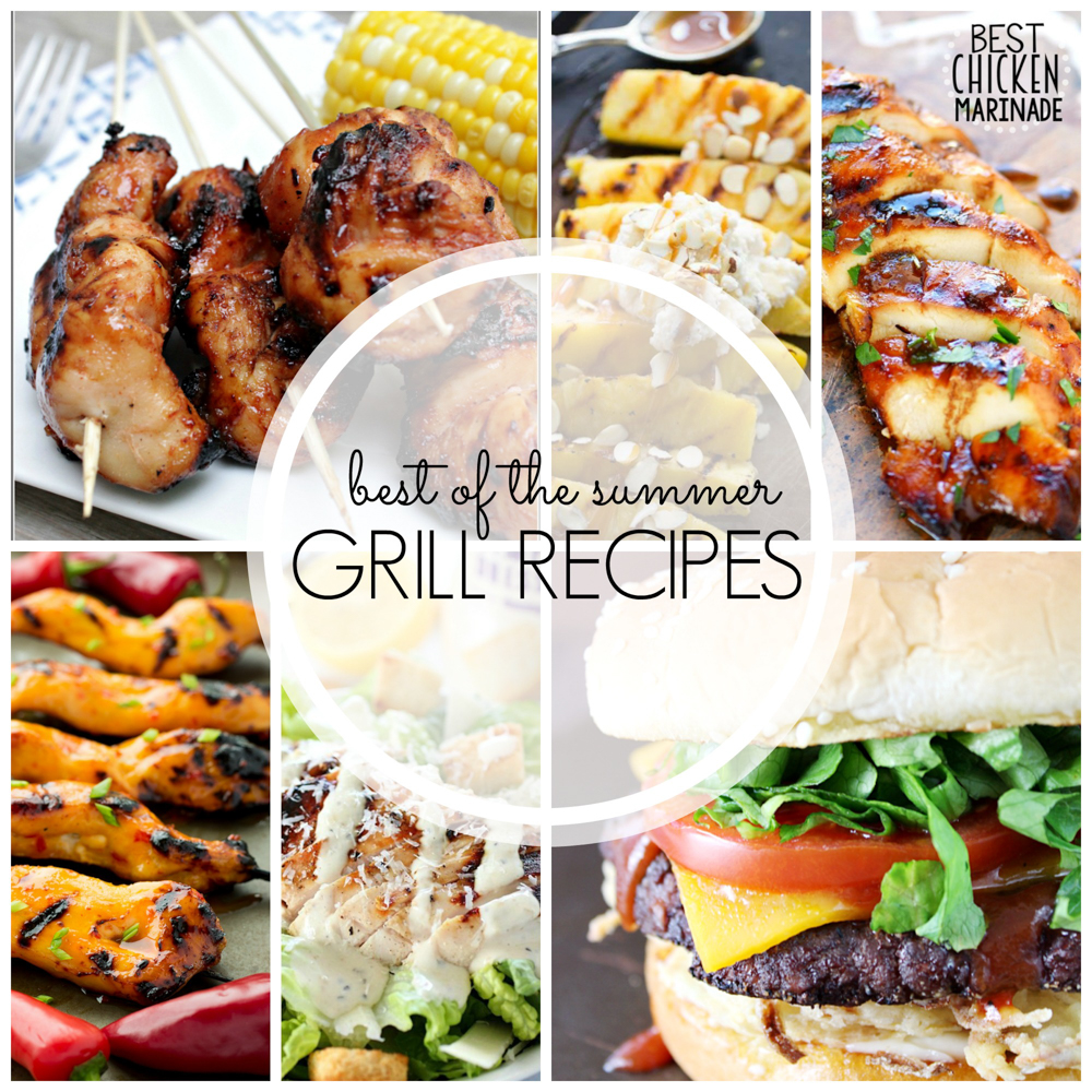 From spiraled hot dogs to chicken skewers and grilled salads to the perfect cheeseburgers, here are some of the best of summer grill recipes!