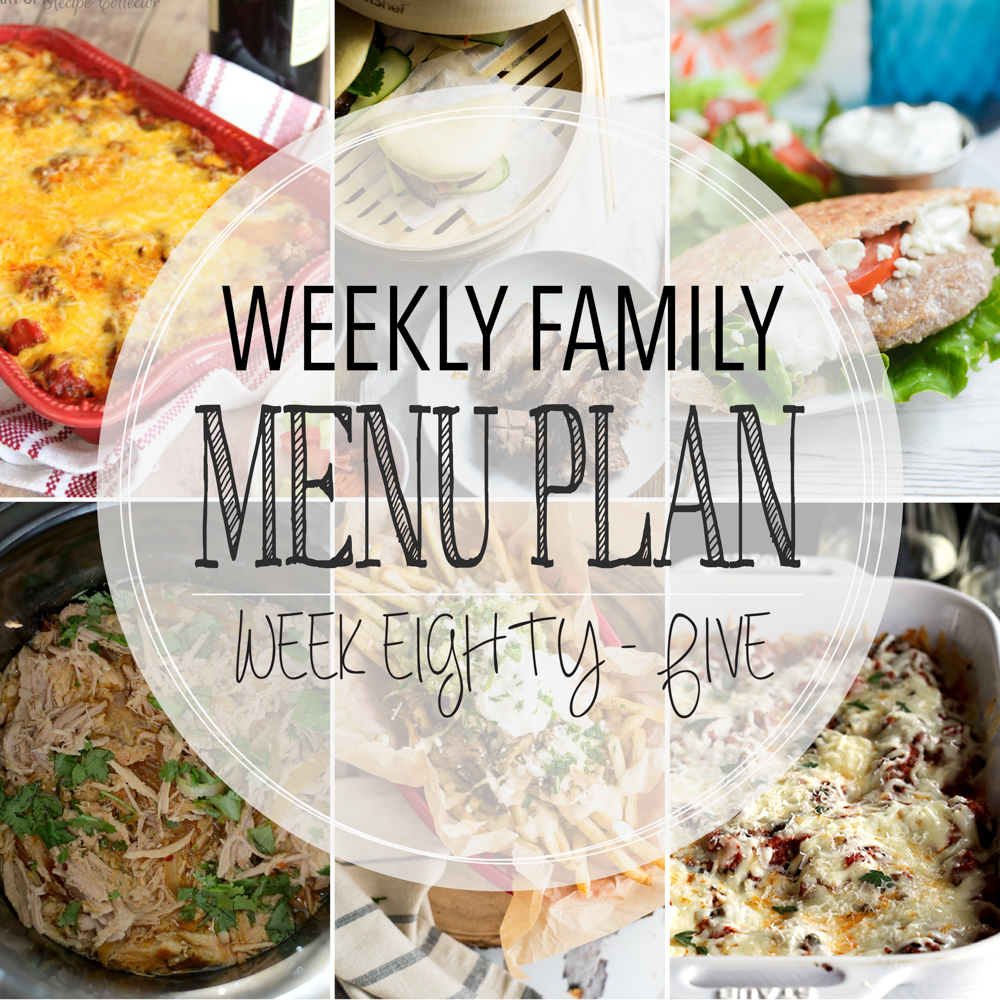 Weekly Family Menu Plan - Week Eighty-Four is brought to you by a group of food bloggers who love to plan ahead! A weekly edition of thoughtfully prepared recipes is rounded up to get you through those busy weeks! | www.cookingandbeer.com