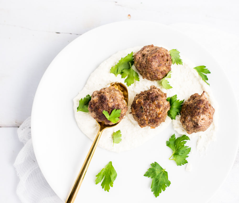 Pesto Chicken Meatballs represent a recipe that's perfect for an elegant dinner party or a quick weeknight meal!