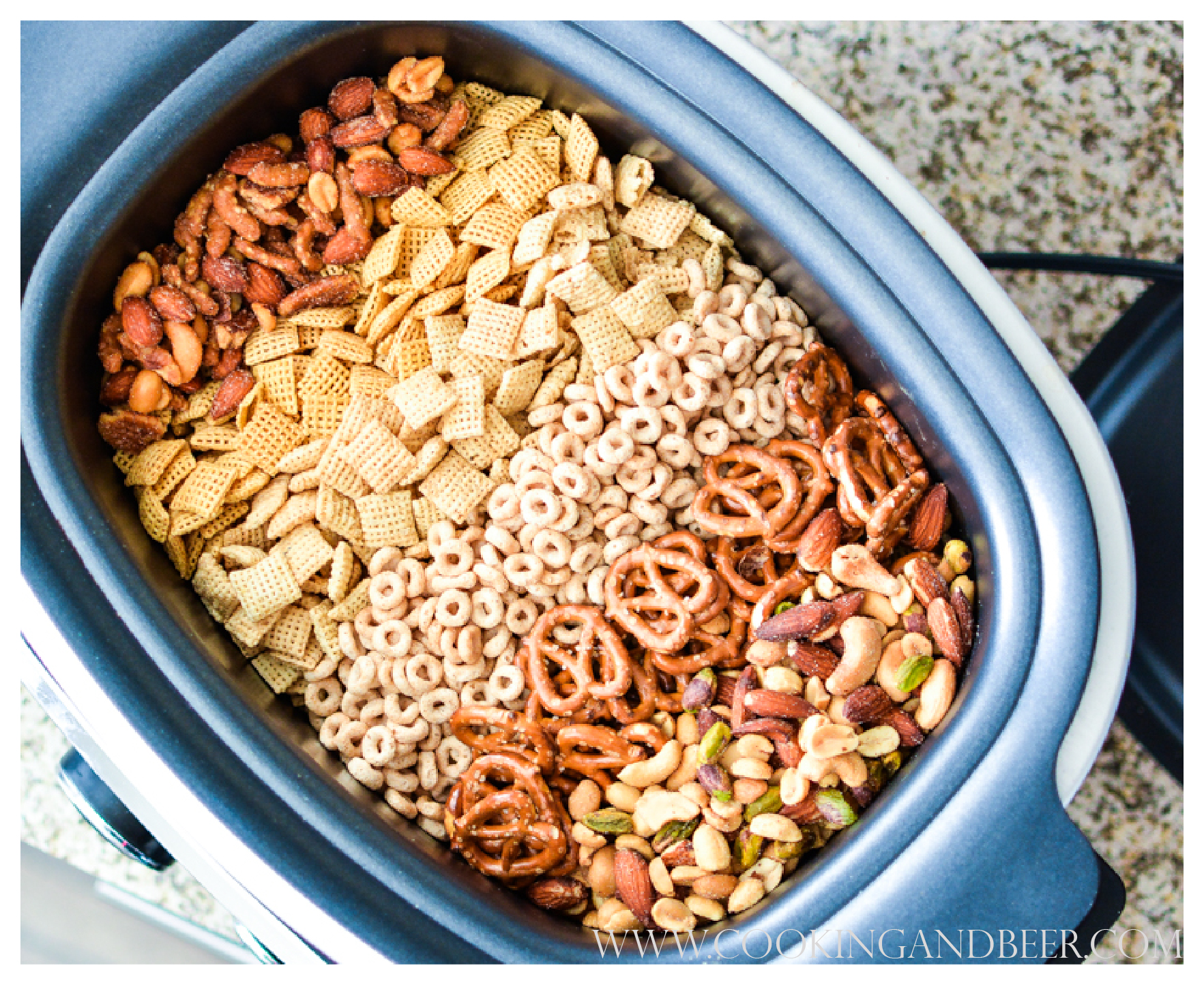 Winter Spice Slow Cooker Snack Mix #slowcooker #GoNutsforNuts #shop