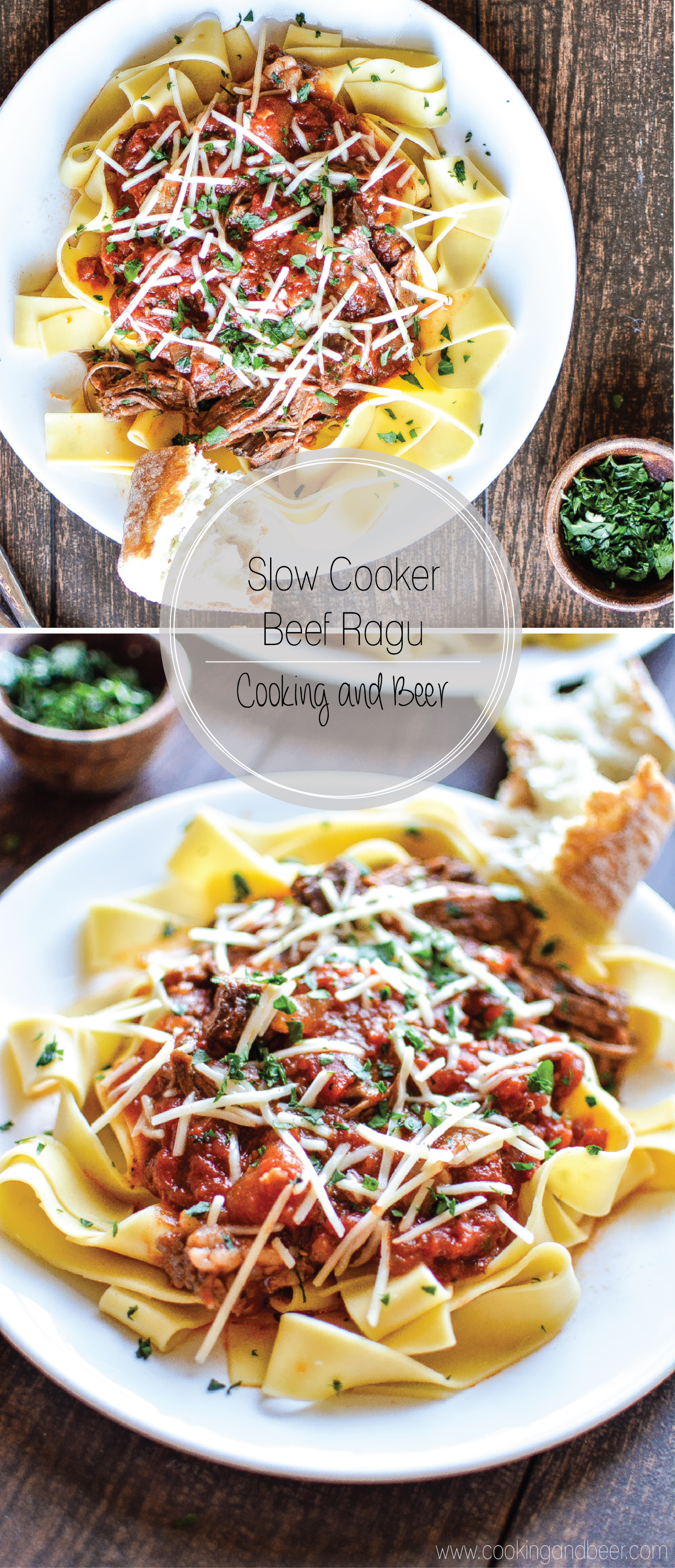 Slow Cooker Beef Ragu: a Sunday supper recipe to get excited about! | www.cookingandbeer.com