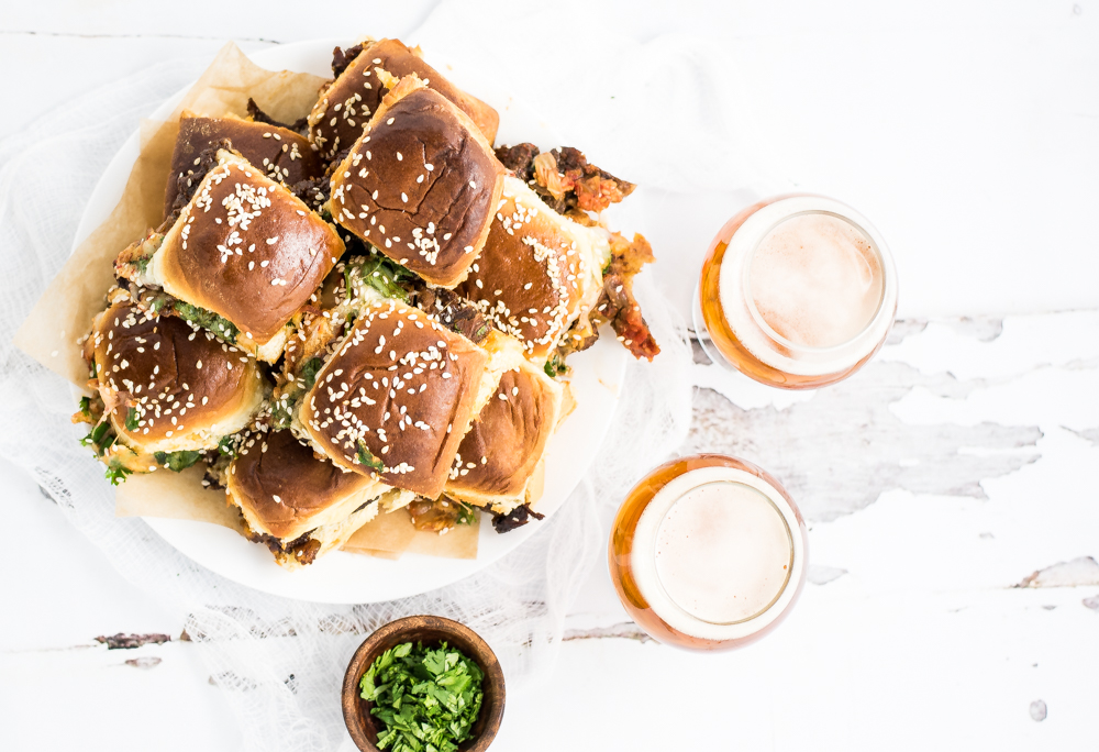 Slow Cooker Korean BBQ Beef Sliders are a super simple, family-friendly, amazingly delicious snack or dinner recipe!