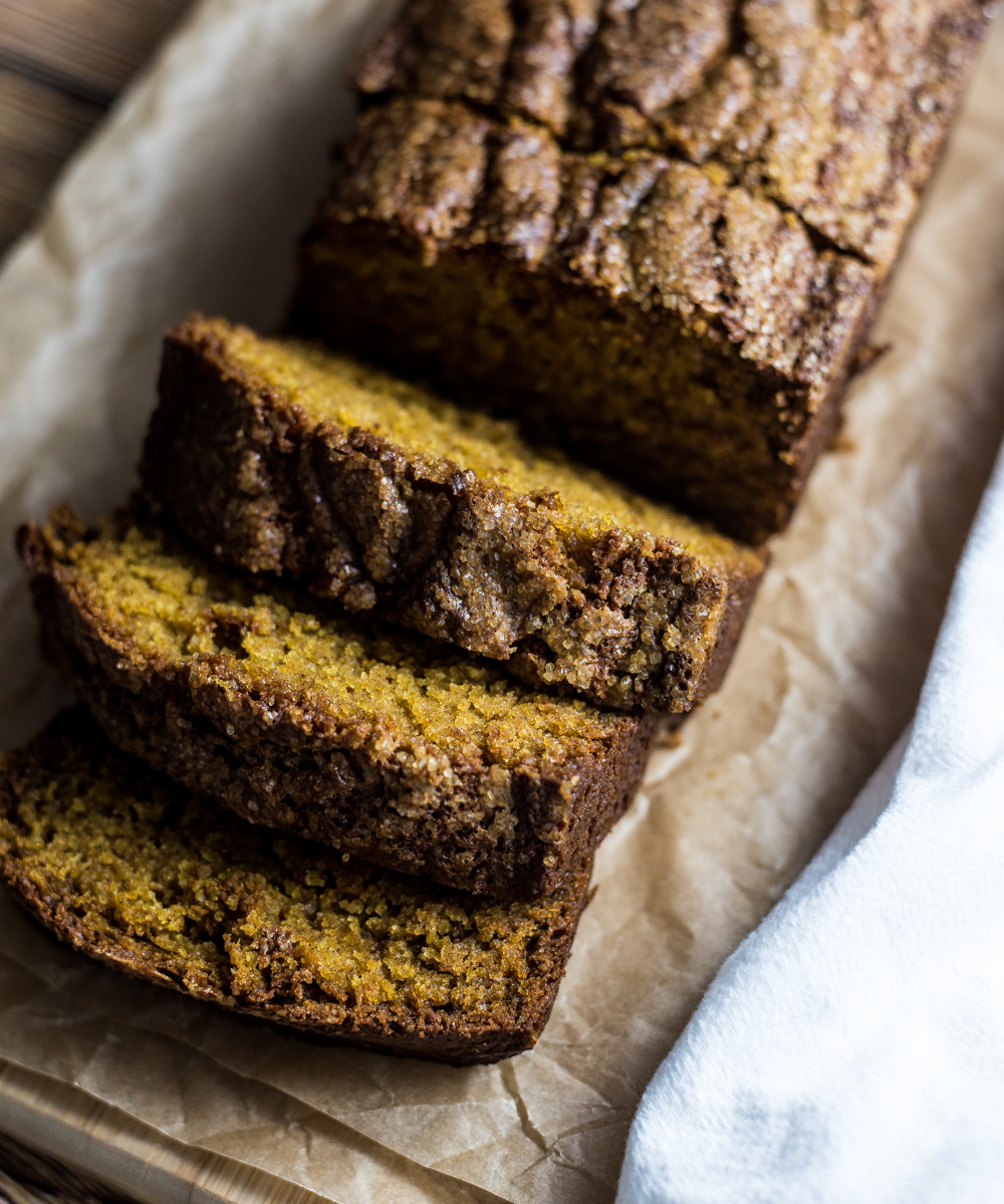 This spiced sweet potato bread is the perfect breakfast or dessert recipe. Pair it with a cup of coffee, a glass of milk, or the perfect pumpkin ale!