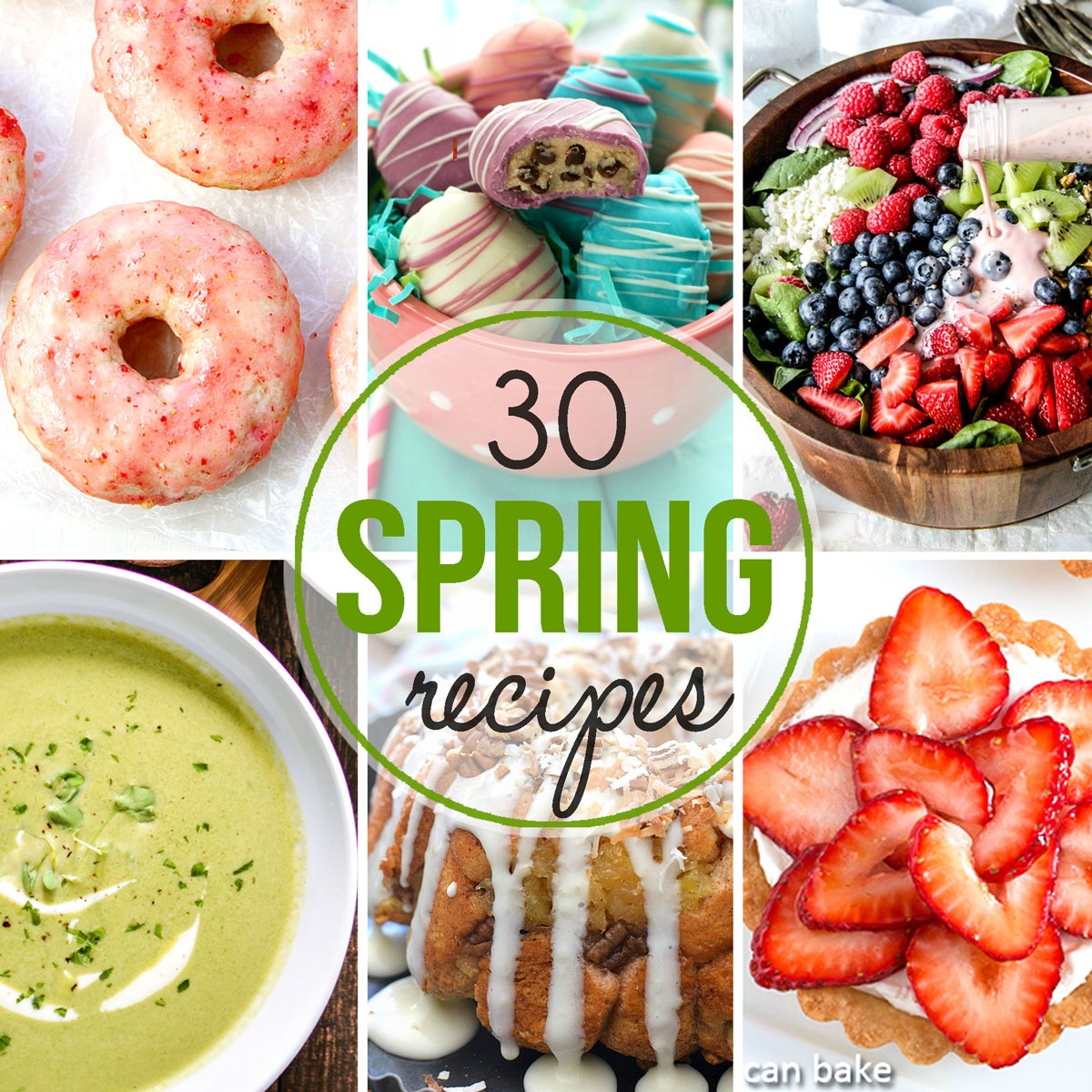 Get that grill fired up and that fresh produce chopped! Here are 30+ Spring Recipes to celebrate!
