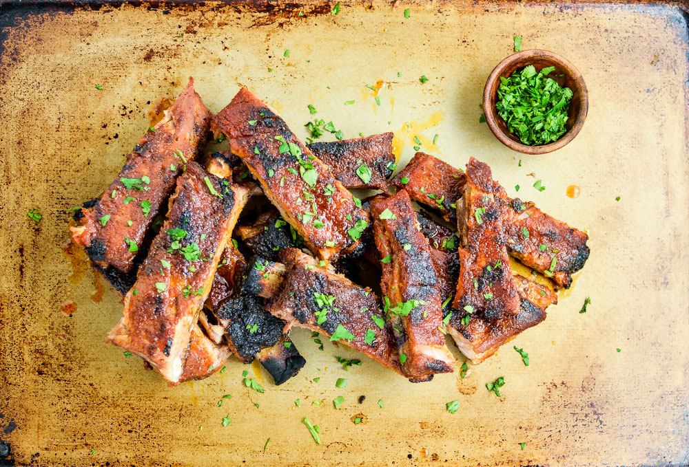 Grilled Sweet and Spicy St. Louis-Style Ribs are fall-off-the-bone amazing and are perfect for your next outdoor gathering!