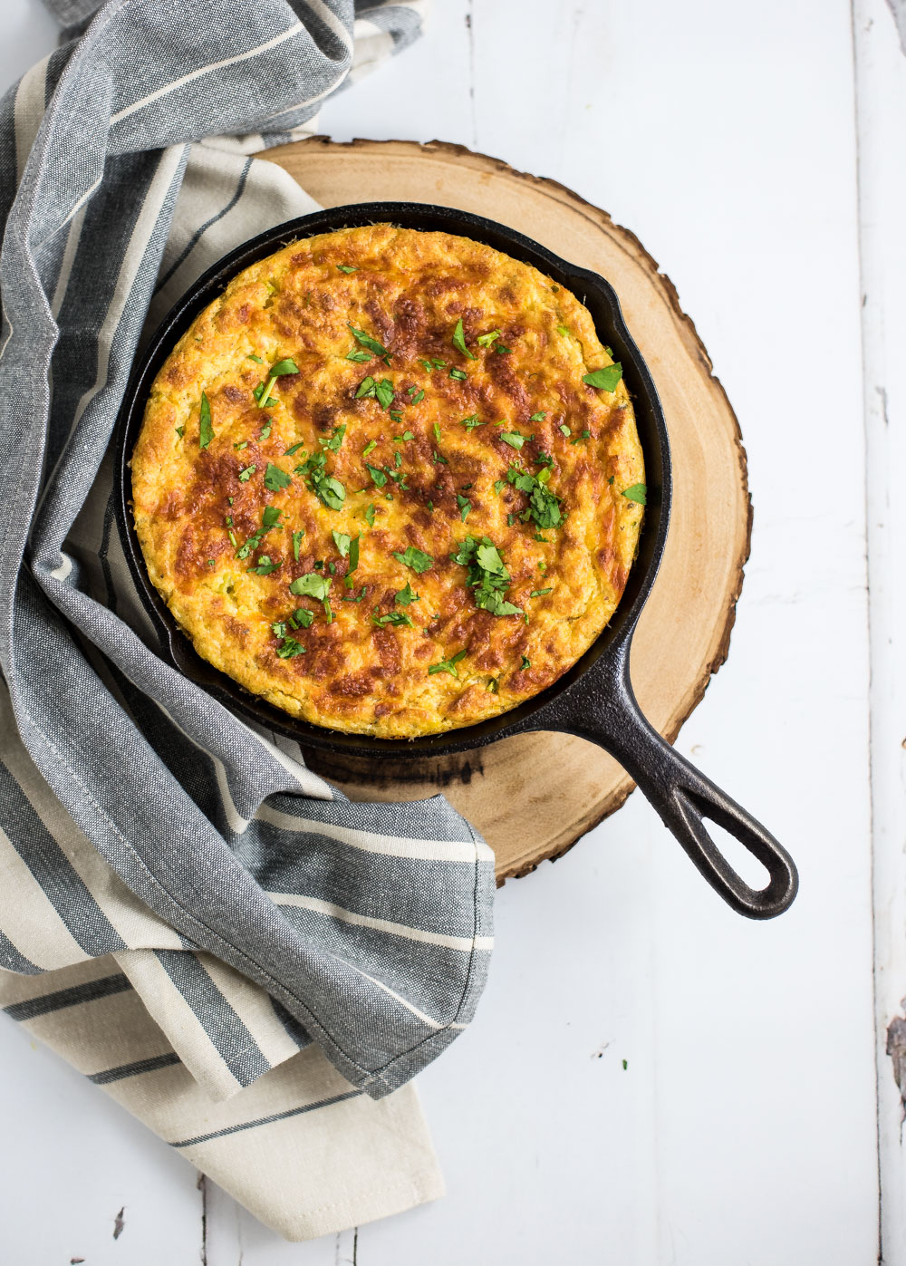 Jazz up your traditional spoon bread recipe by making it southwest-style! This southwestern spoon bread is the perfect side dish for a summer BBQ!