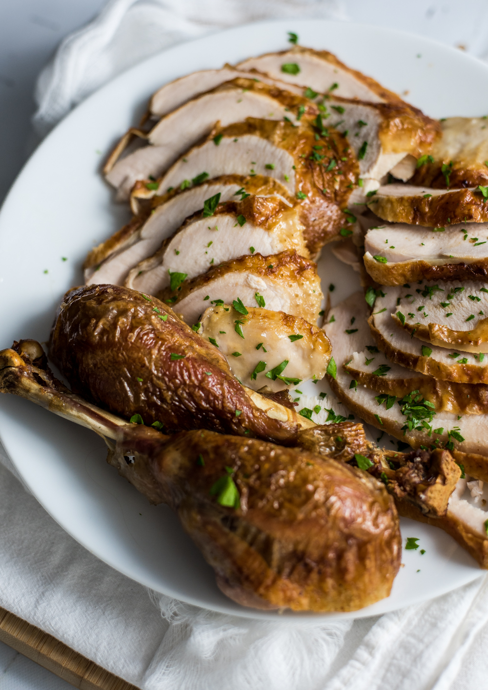 Maple bourbon tamarind roast Thanksgiving turkey is the perfect way to spruce up your traditional Thanksgiving Day spread.