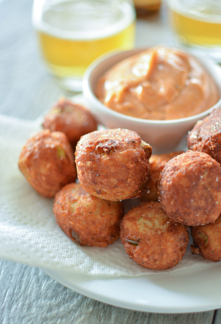 Homemade Tater Tots with Spicy MayoCooking and Beer