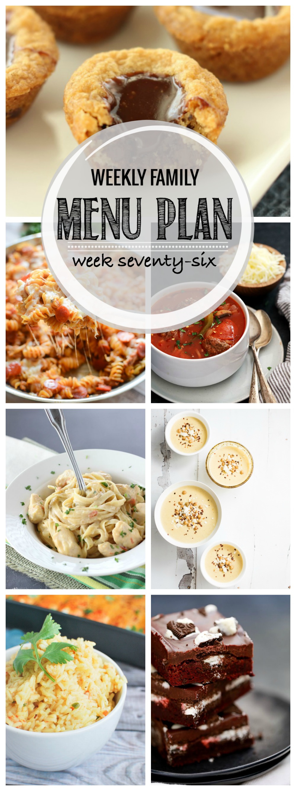 Weekly Family Menu Plan - Week Seventy-Six is brought to you by a group of food bloggers who love to plan ahead! A weekly edition of thoughtfully prepared recipes is rounded up to get you through those busy weeks! | www.cookingandbeer.com