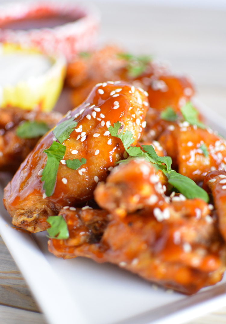 Sweet and Spicy Asian-Style Chicken WingsCooking and Beer