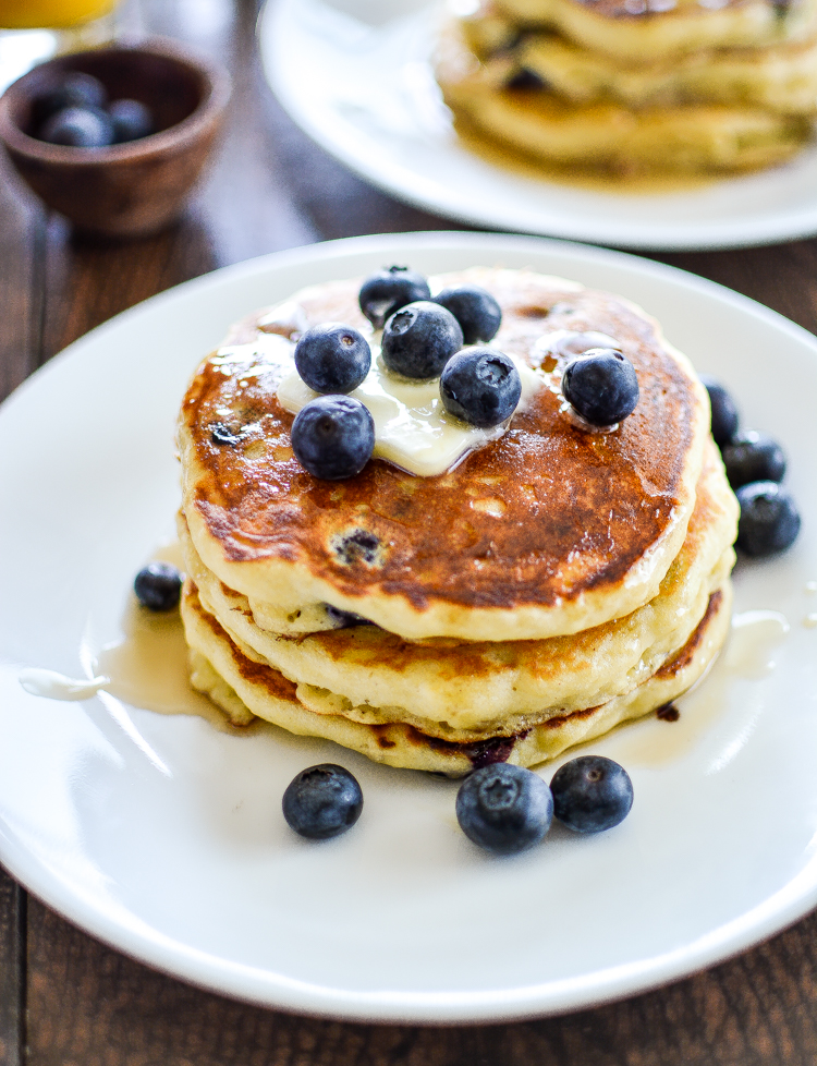 Blueberry Cornmeal PancakesCooking and Beer